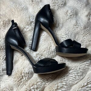 Michael Kors Black Strappy Heels